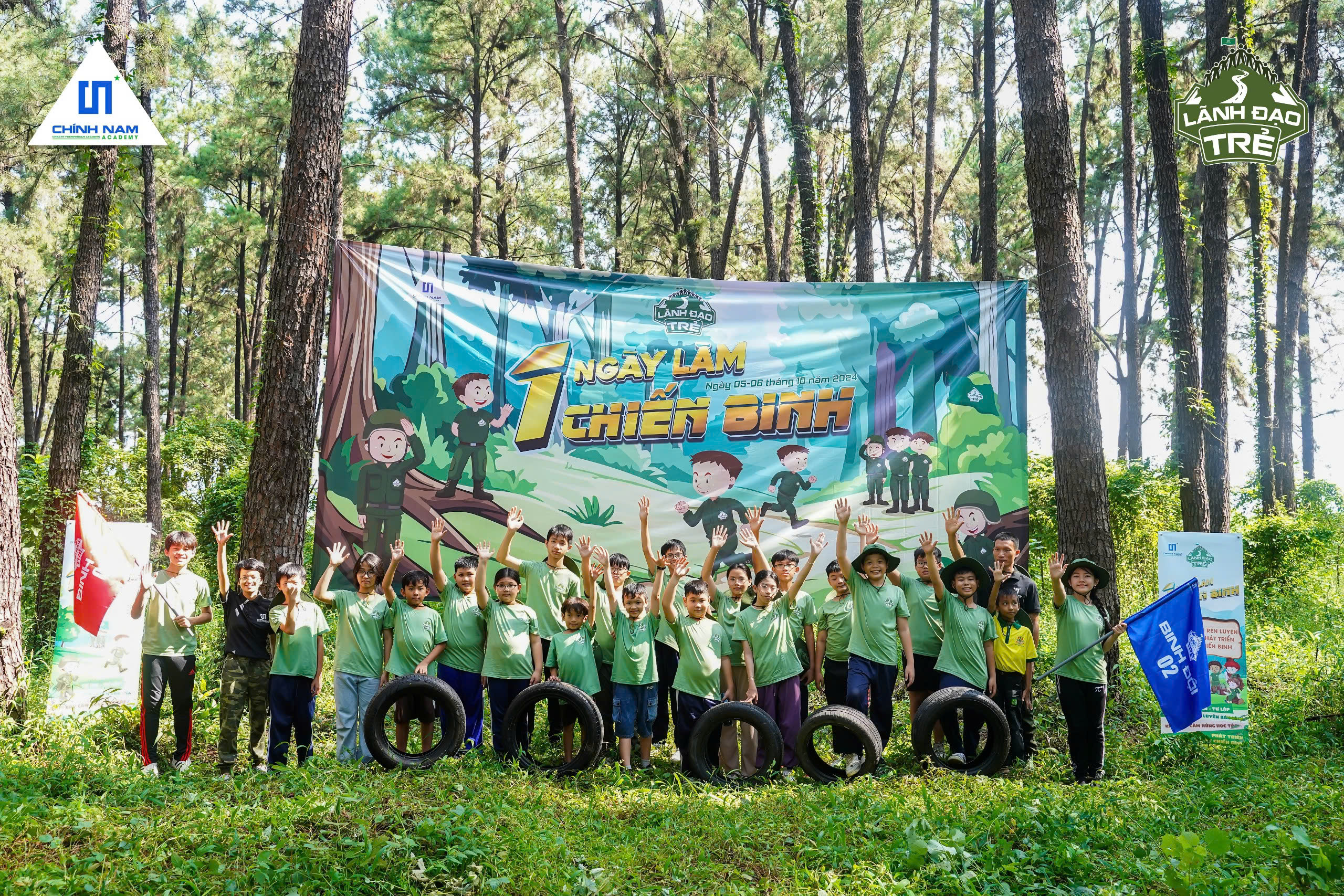 TRẢI NGHIỆM MỘT NGÀY LÀM CHIẾN BINH TẠI HỌC VIỆN CHÍNH NAM: HÀNH TRÌNH RÈN LUYỆN KỸ NĂNG SỐNG CHO HỌC SINH